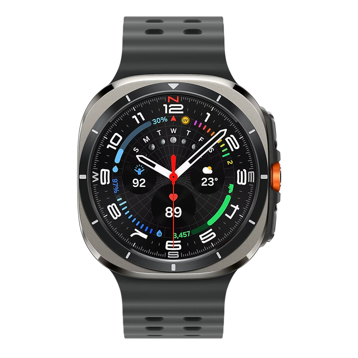 Часы Samsung Galaxy Watch Ultra 47 мм Titanium Silver, серебряный титан (2025) — фото 2
