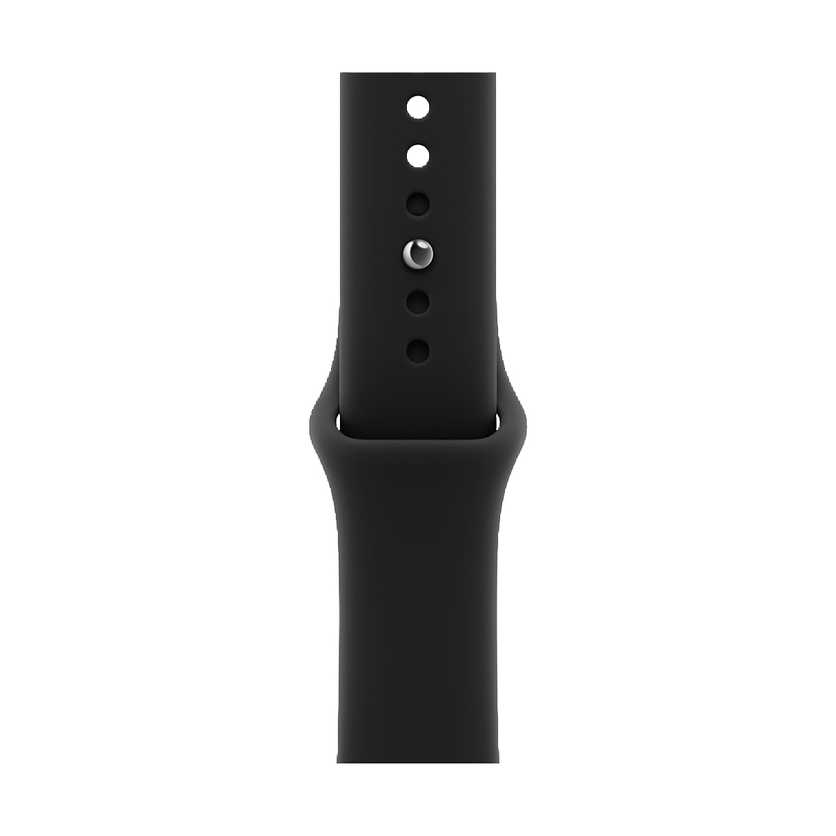Apple Watch Series 12, 42 мм корпус из алюминия цвета «Black», ремешок Sport Band размера S/M цвета «Black» — изображение 3