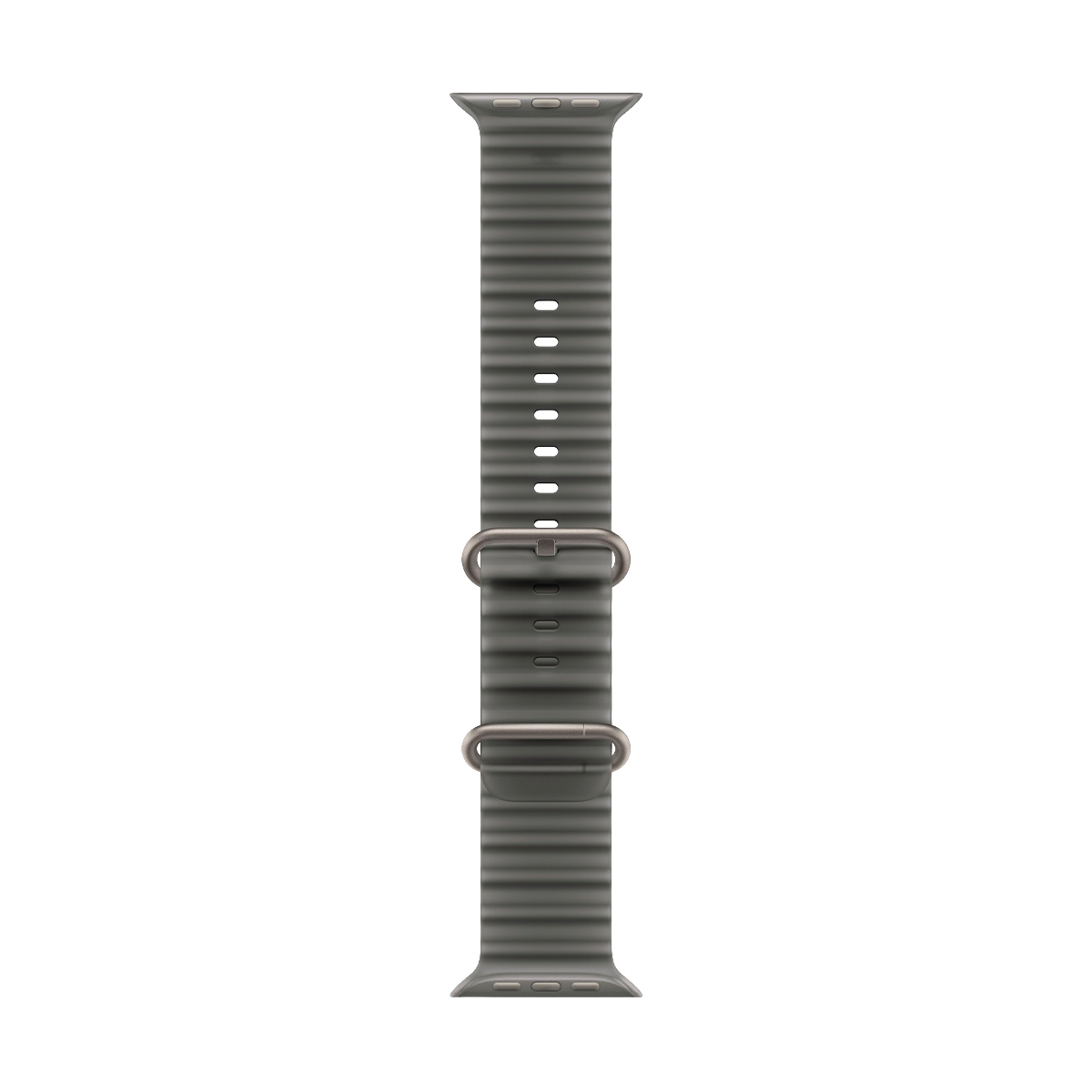Apple Watch Ultra 4, 49 мм корпус из титана цвета «Natural», ремешок Ocean Band цвета «Translucent Black» — изображение 3