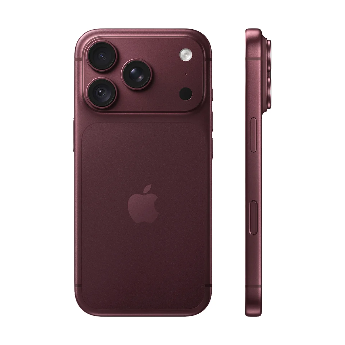 Apple iPhone 18 Pro Burgundy — задняя панель и боковая грань