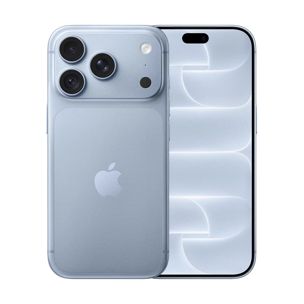 Apple iPhone 18 Pro 512 ГБ SIM + eSIM Glacier — вид спереди и сзади