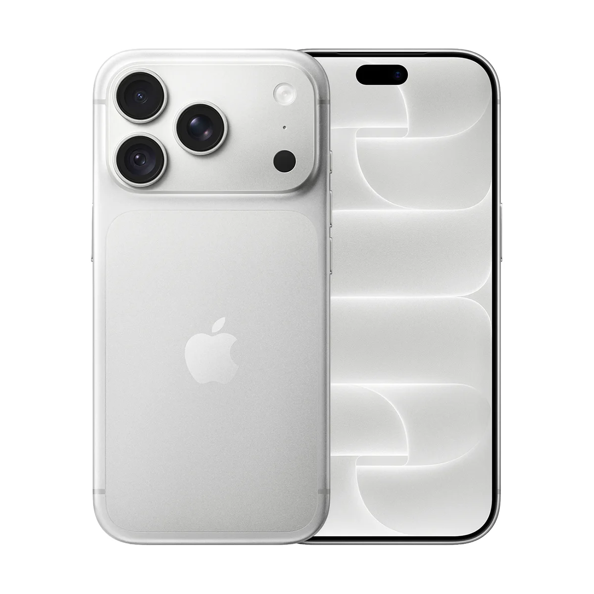 Apple iPhone 18 Pro 512 ГБ SIM + eSIM Silver — вид спереди и сзади