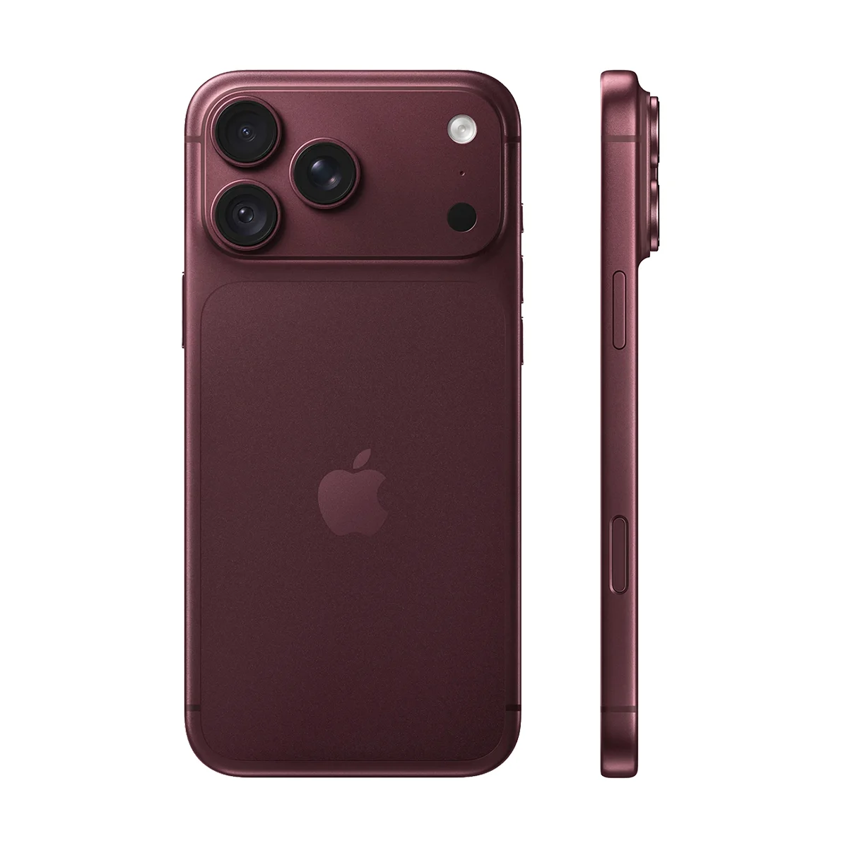 Apple iPhone 18 Pro Max Burgundy — задняя панель и боковая грань