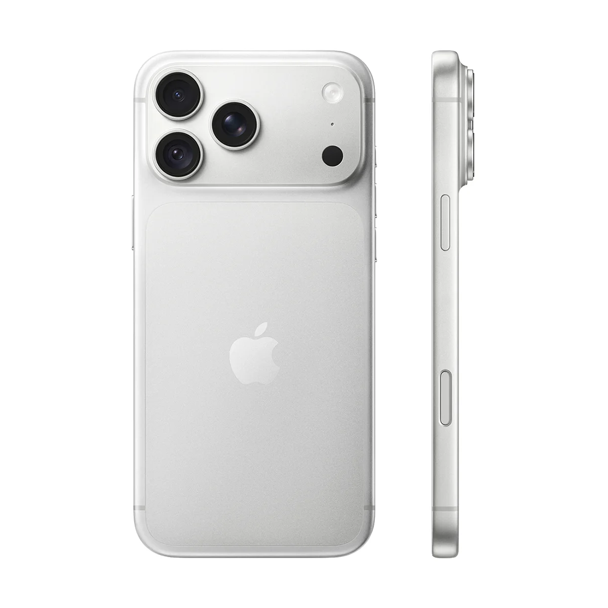 Apple iPhone 18 Pro Max Silver — задняя панель и боковая грань