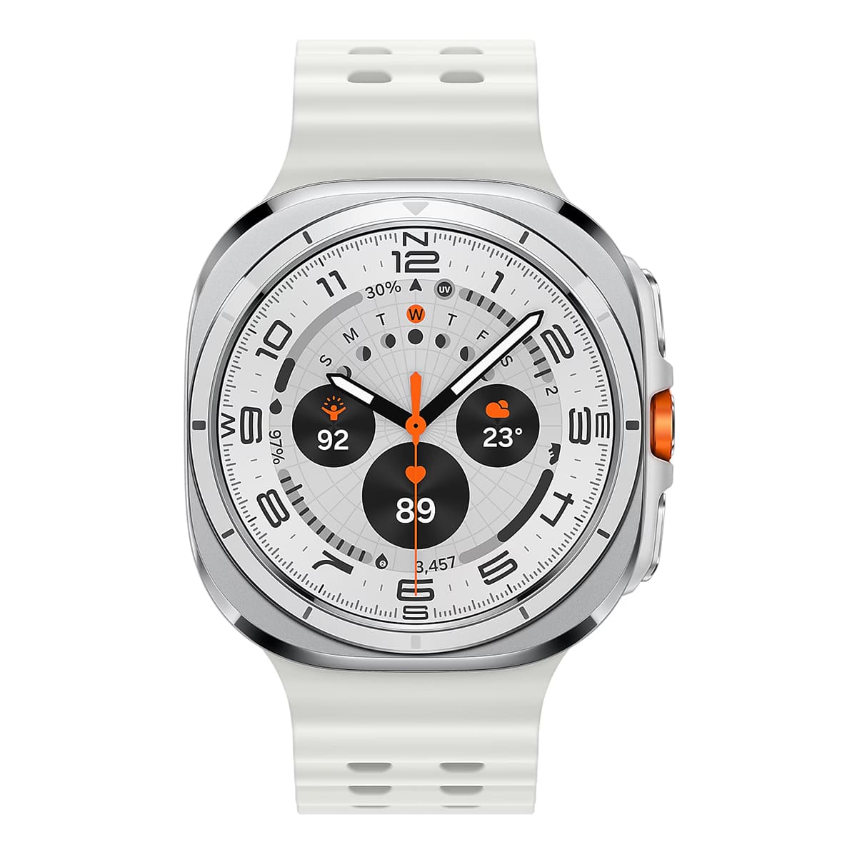 Часы Samsung Galaxy Watch Ultra 47 мм Titanium White, белый титан (2025) — фото 2
