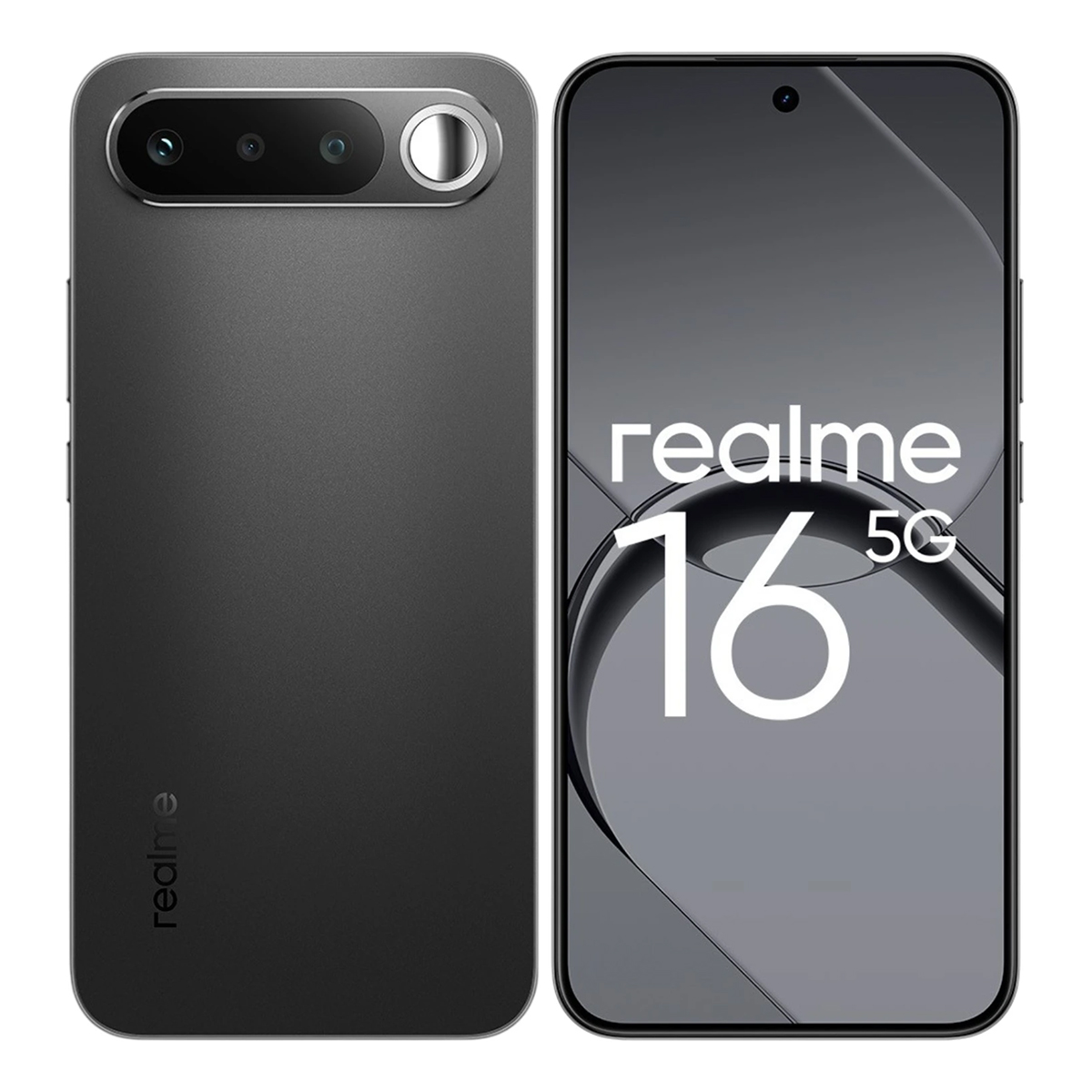 Realme 16 8/256Gb Air Black, чёрный — фото 1