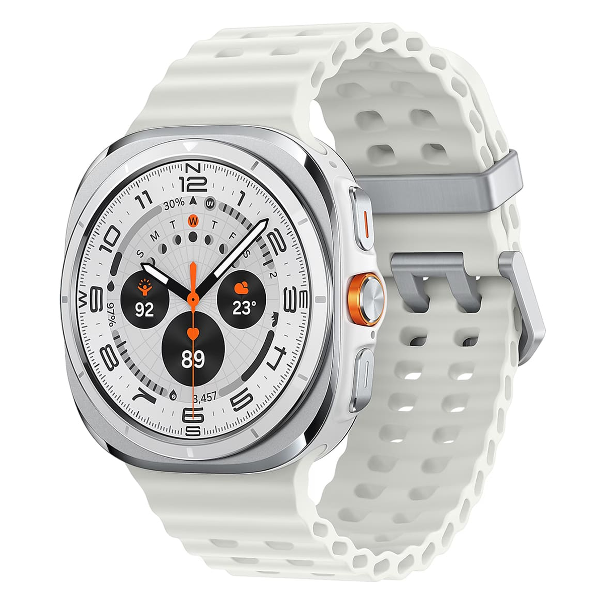 Часы Samsung Galaxy Watch Ultra 47 мм Titanium White, белый титан (2025) — фото 1